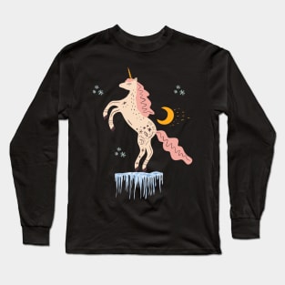 Christmas Evil Unicorn Long Sleeve T-Shirt